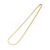 Ion Plating(IP) 304 Stainless Steel Herringbone Chain Necklace for Men Women NJEW-E076-04C-G-1