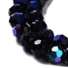Opaque Glass Beads Strands EGLA-A035-P8mm-L18-3