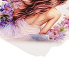 Girls & Flower Theme Paper Sticker DIY-C082-03C-4