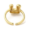 Brass Open Cuff Rings RJEW-U008-06U-G-3