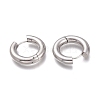 Tarnish Resistant 201 Stainless Steel Huggie Hoop Earrings EJEW-O095-05-16-2