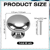 40Pcs Mushroom ABS Plastic Drawer Knob FIND-GO0004-29-2