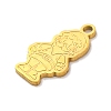 Christmas Theme 201 Stainless Steel Pendants LS-STAS-Q015-13G-01-2