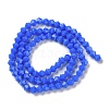 Opaque Solid Color Imitation Jade Glass Beads Strands LS-GLAA-F029-P4mm-11-2