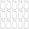 60Pcs 316 Surgical Stainless Steel Hoop Earrings Findings STAS-BBC0010-02-7
