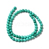 Dyed & Heated Natural Magnesite Beads Strands G-G924-01A-02-3