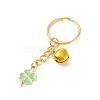 St.Patrick's Day Clover Alloy Enamel Charms Keychains KEYC-JKC00367-02-1