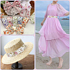 1 Roll Single Face Printed Polyester Grosgrain Ribbons SRIB-CY0001-12B-4