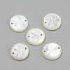 Freshwater Shell Links connectors X-SHEL-Q009-001P-1
