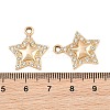 Alloy Rhinestone Pendants RB-CBA332B-03G-3