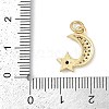 Rack Plating Brass Micro Pave Cubic Zirconia Pendants KK-H509-02G-02-3