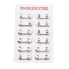 304 Stainless Steel Huggie Hoop Earrings EJEW-O087-09D-P-3