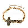 304 Stainless Steel Enamel Link Bracelets LS-BJEW-P356-01A-G-4