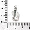 Brass Micro Pave Cubic Zirconia Pendants KK-A278-01A-01P-3
