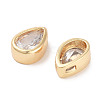 Brass Cubic Zirconia Beads X-KK-C051-60G-05-2