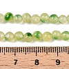 Dyed Natural White Jade Beads Strands G-T140-4mm-A05-5
