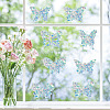 Waterproof PVC Colored Laser Stained Window Film Static Stickers DIY-WH0314-085-7