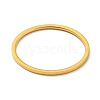Ion Plating(IP) 304 Stainless Steel Simple Plain Band Finger Ring for Women Men RJEW-F152-05G-A-2