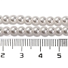 Baking Paint Pearlized Glass Pearl Round Bead Strands PEAR-H019-02A-04-5
