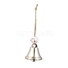 Iron Bell Hanging Ornaments HJEW-JM02465-1