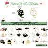 40Pcs 20 Styles Halloween Theme Zinc Alloy Enamel Pendants ENAM-CJ0006-67-8