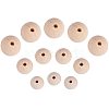 Round Unfinished Wood Beads WOOD-PH0004-02-NF-1