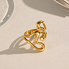 Irregular 304 Stainless Steel Cuff Open Rings for Women LD5997-3