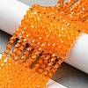 Transparent Glass Beads Strands GLAA-F029-3mm-23-4