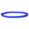 4mm Round Cat Eye Beads Bracelet for Men KG3069-22-1