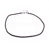 Trendy Braided Imitation Leather Necklace Making LS-X-NJEW-S105-002-1