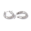 304 Stainless Steel Chunky Hoop Earrings for Women EJEW-G314-01P-2