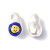 Shell Enamel Beads BSHE-G032-01C-1