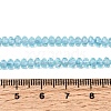 Natural Blue Topaz Beads Strands G-K376-I07-3x4mm-5