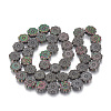 Electroplate Non-magnetic Synthetic Hematite Beads Strands G-S291-01A-2