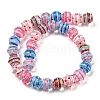 Handmade Bumpy Lampwork Beads Strands LAMP-R145-09-2