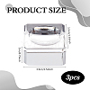 Glass Crystal Ball Display Pedestals AJEW-WH0314-623-2