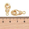 Brass Micro Pave Clear Cubic Zirconia Spring Ring Rings X-CU-CBA8264-05G-3