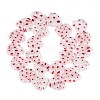 Handmade Millefiori Glass Beads Strands LAMP-T021-29A-2