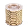 11M Polyester Braided Cord with Cotton Core & Metallic Thread OCOR-Z006-01-08-1