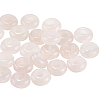 30Pcs Natural Rose Quartz European Beads G-SP0001-01A-04-1