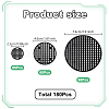 180Pcs 3 Styles Plastic Planter Flower Pot Hole Mesh Pad FIND-GO0002-79-2