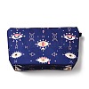 Evil Eye Theme Polyester Cosmetic Pouches ABAG-D009-01K-2