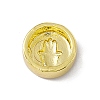 Real 18K Gold Plated Brass Enamel Beads KK-F814-05G-04-2