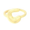 Rack Plating Brass Open Cuff Rings RJEW-S394-01G-C-1