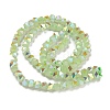 Electroplate Glass Beads Strands GLAA-Q105-02N-4