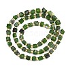 Natural Green Diopside Beads Strands G-P617-A01-01-3