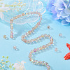 1 Strand Electroplate Transparent Glass Beads Strands EGLA-TADJ0001-15C-5
