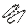 304 Stainless Steel Safety Pins Brooch Findings STAS-C181-01B-B-3