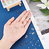 30Pcs 3 Colors 201 Stainless Steel Stud Earring Findings STAS-DC0010-24-3