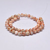 Natural Red Netstone Beads Strands X-G-F352-8mm-2